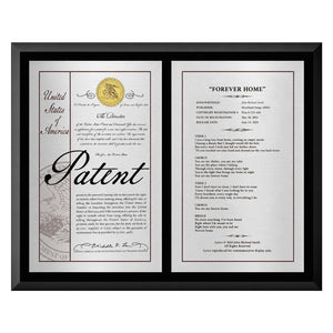 Double-Panel Copyright Commemorative Plaque