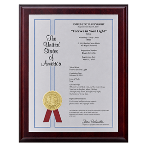 Single-Panel Copyright Plaque