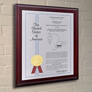 Single-Panel Patent Plaque